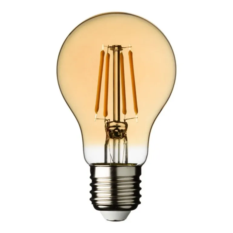 Lampadina E27 Vintage Goccia Ø 60 Bianco Caldo 4W