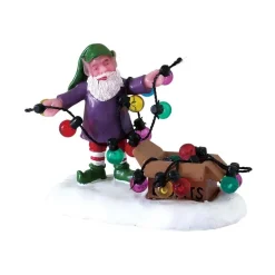 Lemax Elf Village Deluxe Pack con Neve in Omaggio
