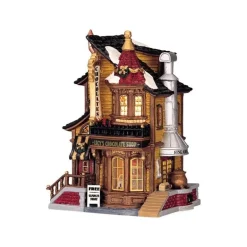Lemax Starter Pack con Neve in Omaggio - Devaney's Bakery, Tannenbaum Christmas Shoppe, Lucy's Chocolate Shop