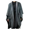 Mantella Calda Gaby Throw 125 x 175 cm Colore Dark Grey