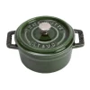 Mini Cocotte 10 cm Verde Basilico in Ceramica