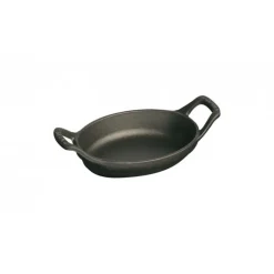 Mini Pirofila Ovale 15 cm Nera in Ghisa