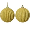 Pallina di Natale da Appendere in EVA color Oro Pezzo Singolo