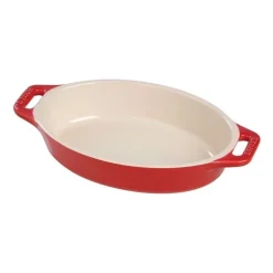Pirofila Gratin Ovale 36 cm Rossa in Ceramica