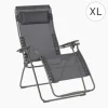 Poltrona Reclinabile Sdraio FUTURA XL LaFuma LFM3116 Obsidian