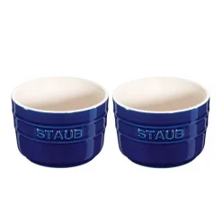 Ramekins 8 cm Blu Scuro in Ceramica
