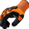 Stocker Guanti antitaglio per forbici 9/M arancione, in nitrile