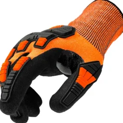 Stocker Guanti antitaglio per forbici 9/M arancione, in nitrile