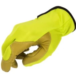 Stocker Guanti da giardino con palmo in vera pelle 8/S