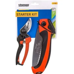 Stocker Kit Seghetto Professionale pieghevole Zyklon 180 e Forbice giardino 19,5