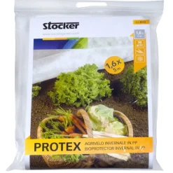 Stocker Protex tessuto non tessuto invernale bianco 1,60 x 5 m 30 gr
