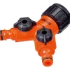Stocker Raccordo rubinetto a 2 uscite 1/2 3/4