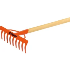 Stocker Rastrello a 10 denti con manico