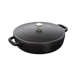 Tegame Chistera 28 cm Nero in Ghisa