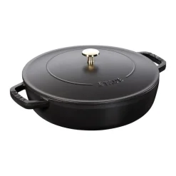 Tegame Chistera 24 cm Nero in Ghisa