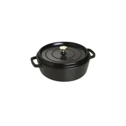Tegame Rotondo 26 cm Nero in Ghisa
