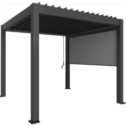 Tenda Zip a Caduta per Pergola in Metallo Biohort