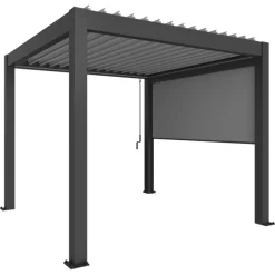 Tenda Zip a Caduta per Pergola in Metallo Biohort