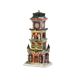 The Village Square Clock Tower B/O 4.5V Cod. 55320