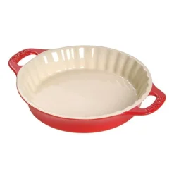 Tortiera Tonda 30 cm Rossa in Ceramica
