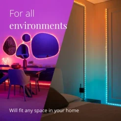 Twinkly DOTS Striscia 3 m 60 Led RGB USB BT + WiFi Cavo Trasparente