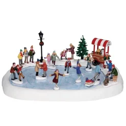 Village Skating Pond con Alimentatore 4.5V Cod. 94048